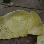 The silicon mold for the head of the fish